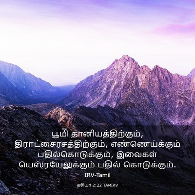 Picture 03 - ஓசியா 2:22 TAMIRV - பூமி - Bible Verse Picture