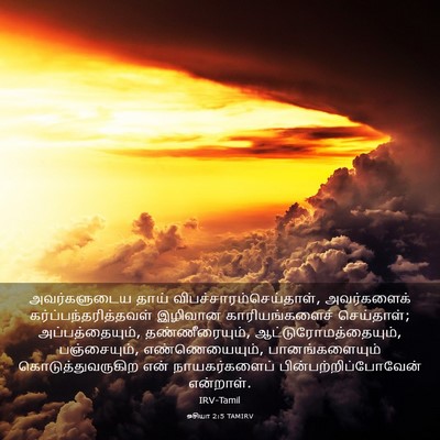 Picture 03 - ஓசியா 2:5 TAMIRV - அவர்களுடைய தாய் - Bible Verse Picture