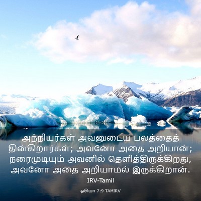 Picture 03 - ஓசியா 7:9 TAMIRV - அந்நியர்கள் - Bible Verse Picture