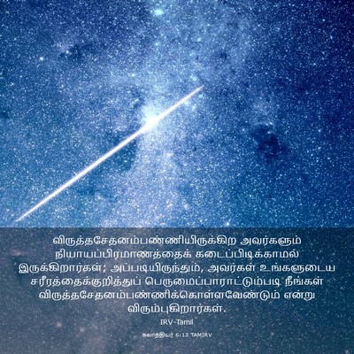 Picture 03 - கலாத்தியர் 6:13 TAMIRV -  - Bible Verse Picture
