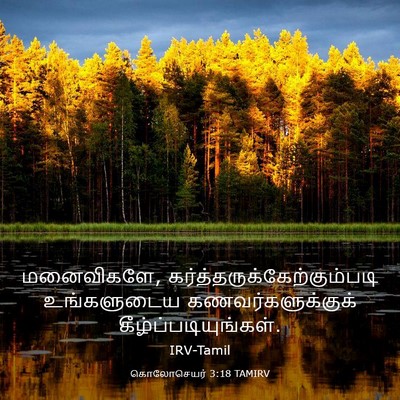 Picture 03 - கொலோசெயர் 3:18 TAMIRV - மனைவிகளே, - Bible Verse Picture
