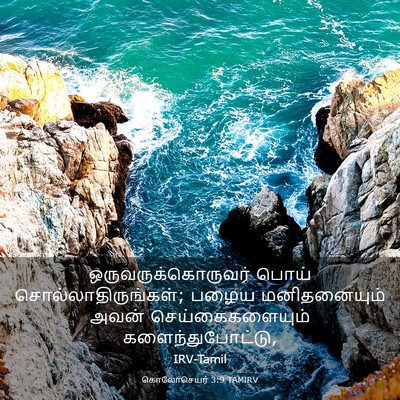 Picture 03 - கொலோசெயர் 3:9 TAMIRV - ஒருவருக்கொருவர் - Bible Verse Picture