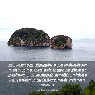 Picture 03 - சகரியா 1:10 TAMIRV - அப்பொழுது - Bible Verse Picture