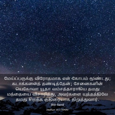 Picture 03 - சகரியா 10:3 TAMIRV - மேய்ப்பருக்கு - Bible Verse Picture