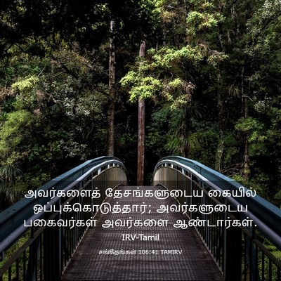 Picture 03 - சங்கீதங்கள் 106:41 TAMIRV - அவர்களைத் - Bible Verse Picture