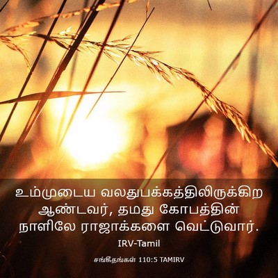 Picture 03 - சங்கீதங்கள் 110:5 TAMIRV - உம்முடைய - Bible Verse Picture