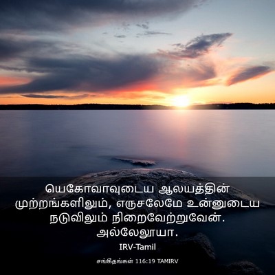 Picture 03 - சங்கீதங்கள் 116:19 TAMIRV - யெகோவாவுடைய - Bible Verse Picture