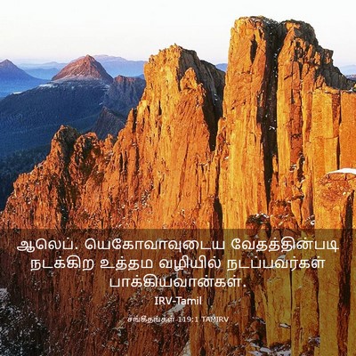 Picture 03 - சங்கீதங்கள் 119:1 TAMIRV - ஆலெப். - Bible Verse Picture
