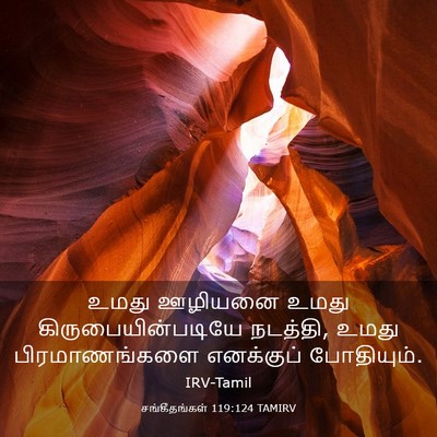 Picture 03 - சங்கீதங்கள் 119:124 TAMIRV - உமது ஊழியனை உமது - Bible Verse Picture