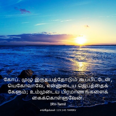 Picture 03 - சங்கீதங்கள் 119:145 TAMIRV - கோப். முழு - Bible Verse Picture