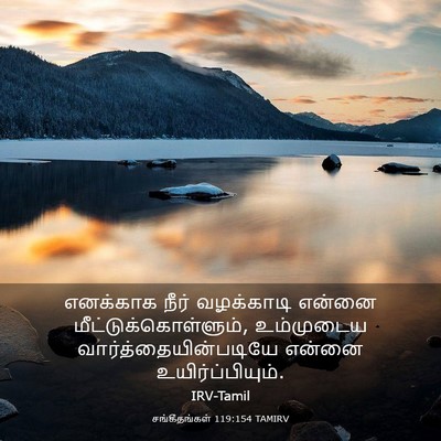 Picture 03 - சங்கீதங்கள் 119:154 TAMIRV - எனக்காக நீர் - Bible Verse Picture