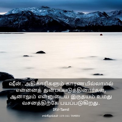 Picture 03 - சங்கீதங்கள் 119:161 TAMIRV - ஷீன். - Bible Verse Picture