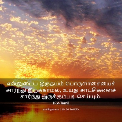 Picture 03 - சங்கீதங்கள் 119:36 TAMIRV - என்னுடைய இருதயம் - Bible Verse Picture