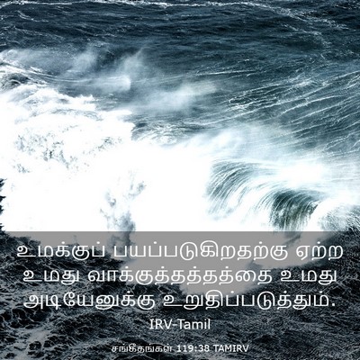 Picture 03 - சங்கீதங்கள் 119:38 TAMIRV - உமக்குப் - Bible Verse Picture