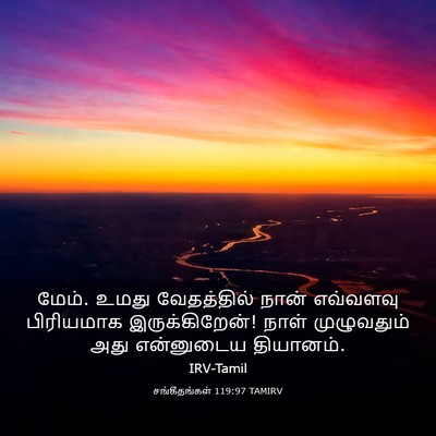 Picture 03 - சங்கீதங்கள் 119:97 TAMIRV - மேம். உமது - Bible Verse Picture