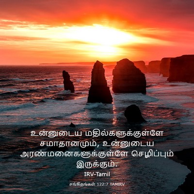 Picture 03 - சங்கீதங்கள் 122:7 TAMIRV - உன்னுடைய - Bible Verse Picture