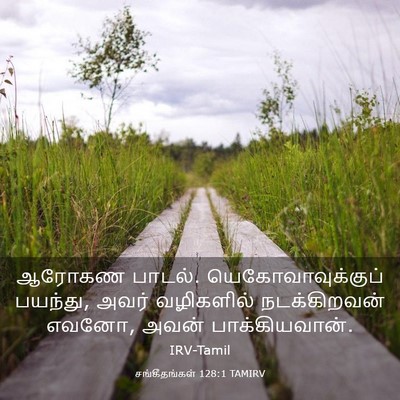 Picture 03 - சங்கீதங்கள் 128:1 TAMIRV - ஆரோகண பாடல். - Bible Verse Picture