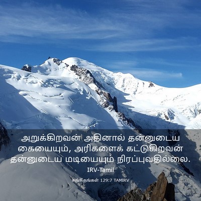 Picture 03 - சங்கீதங்கள் 129:7 TAMIRV - அறுக்கிறவன் - Bible Verse Picture