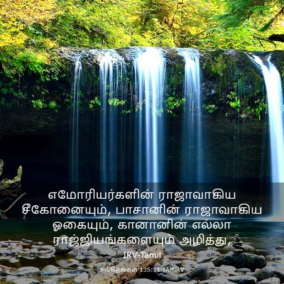 Picture 03 - சங்கீதங்கள் 135:11 TAMIRV - எமோரியர்களின் - Bible Verse Picture