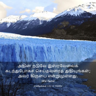 Picture 03 - சங்கீதங்கள் 136:14 TAMIRV - அதின் நடுவே - Bible Verse Picture