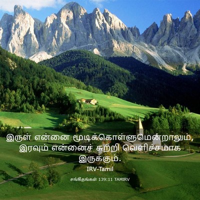 Picture 03 - சங்கீதங்கள் 139:11 TAMIRV - இருள் என்னை - Bible Verse Picture