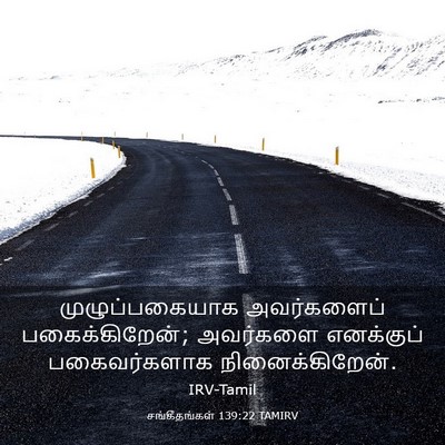 Picture 03 - சங்கீதங்கள் 139:22 TAMIRV - முழுப்பகையாக - Bible Verse Picture