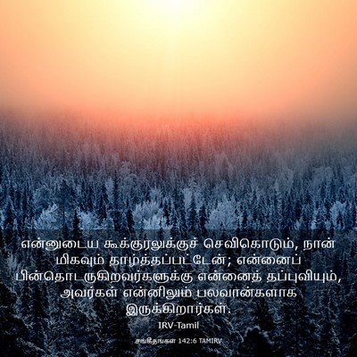 Picture 03 - சங்கீதங்கள் 142:6 TAMIRV - என்னுடைய - Bible Verse Picture