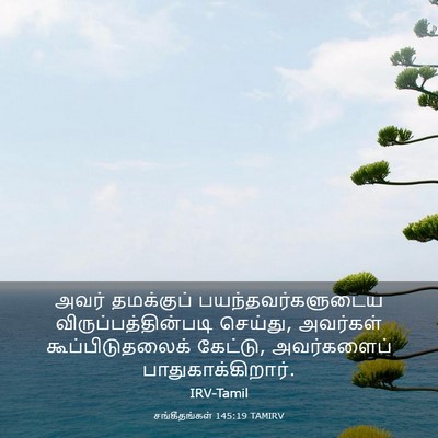 Picture 03 - சங்கீதங்கள் 145:19 TAMIRV - அவர் தமக்குப் - Bible Verse Picture