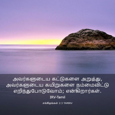 Picture 03 - சங்கீதங்கள் 2:3 TAMIRV - அவர்களுடைய - Bible Verse Picture