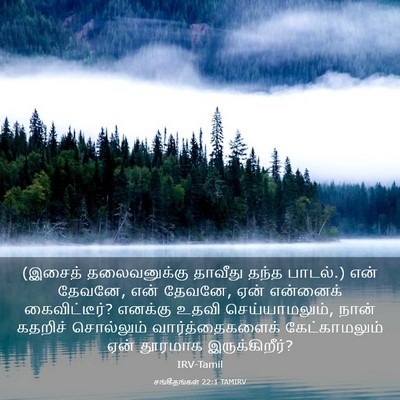 Picture 03 - சங்கீதங்கள் 22:1 TAMIRV - (இசைத் தலைவனுக்கு - Bible Verse Picture