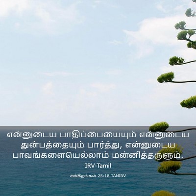 Picture 03 - சங்கீதங்கள் 25:18 TAMIRV - என்னுடைய - Bible Verse Picture