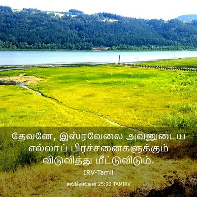 Picture 03 - சங்கீதங்கள் 25:22 TAMIRV - தேவனே, இஸ்ரவேலை - Bible Verse Picture