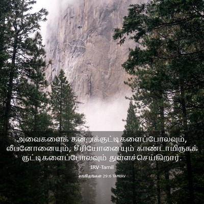 Picture 03 - சங்கீதங்கள் 29:6 TAMIRV - அவைகளைக் - Bible Verse Picture