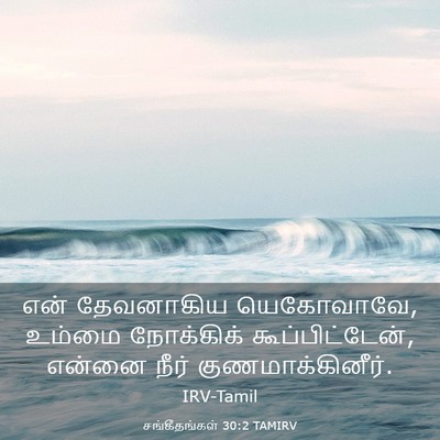 Picture 03 - சங்கீதங்கள் 30:2 TAMIRV - என் தேவனாகிய - Bible Verse Picture