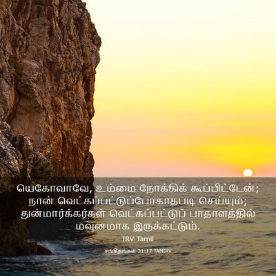 Picture 03 - சங்கீதங்கள் 31:17 TAMIRV - யெகோவாவே, உம்மை - Bible Verse Picture
