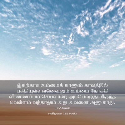 Picture 03 - சங்கீதங்கள் 32:6 TAMIRV - இதற்காக உம்மைக் - Bible Verse Picture