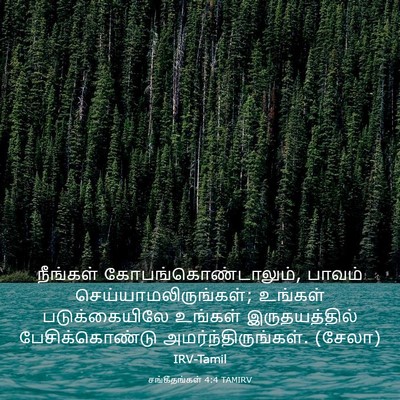 Picture 03 - சங்கீதங்கள் 4:4 TAMIRV - நீங்கள் - Bible Verse Picture