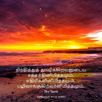 Picture 03 - சங்கீதங்கள் 44:15 TAMIRV - நிந்தித்துத் - Bible Verse Picture