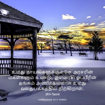 Picture 03 - சங்கீதங்கள் 45:9 TAMIRV - உமது - Bible Verse Picture