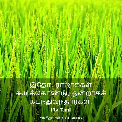 Picture 03 - சங்கீதங்கள் 48:4 TAMIRV - இதோ, ராஜாக்கள் - Bible Verse Picture