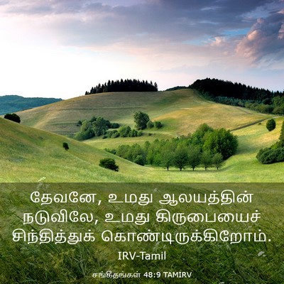 Picture 03 - சங்கீதங்கள் 48:9 TAMIRV - தேவனே, உமது - Bible Verse Picture