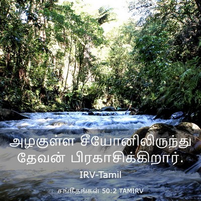 Picture 03 - சங்கீதங்கள் 50:2 TAMIRV - அழகுள்ள - Bible Verse Picture