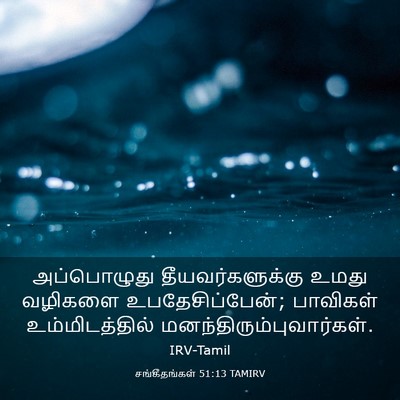 Picture 03 - சங்கீதங்கள் 51:13 TAMIRV - அப்பொழுது - Bible Verse Picture