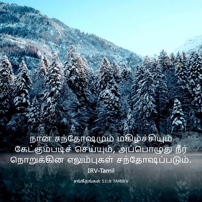 Picture 03 - சங்கீதங்கள் 51:8 TAMIRV - நான் சந்தோஷமும் - Bible Verse Picture