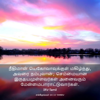 Picture 03 - சங்கீதங்கள் 64:10 TAMIRV - நீதிமான் - Bible Verse Picture