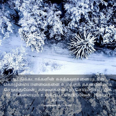 Picture 03 - சங்கீதங்கள் 66:15 TAMIRV -  - Bible Verse Picture