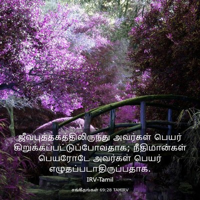 Picture 03 - சங்கீதங்கள் 69:28 TAMIRV -  - Bible Verse Picture