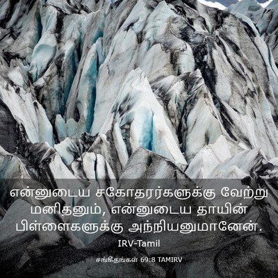 Picture 03 - சங்கீதங்கள் 69:8 TAMIRV - என்னுடைய - Bible Verse Picture