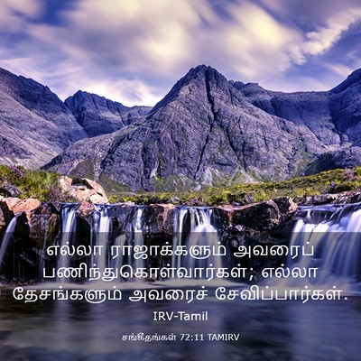 Picture 03 - சங்கீதங்கள் 72:11 TAMIRV - எல்லா ராஜாக்களும் - Bible Verse Picture