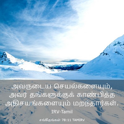 Picture 03 - சங்கீதங்கள் 78:11 TAMIRV - அவருடைய - Bible Verse Picture